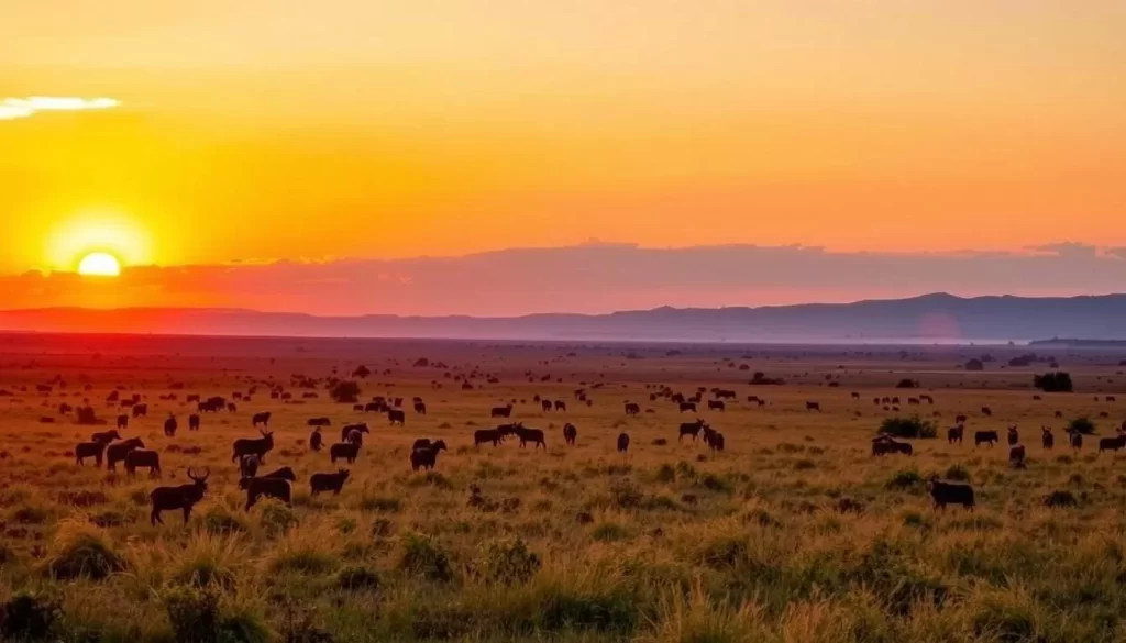 Image of Katsunga Plains with wildlife