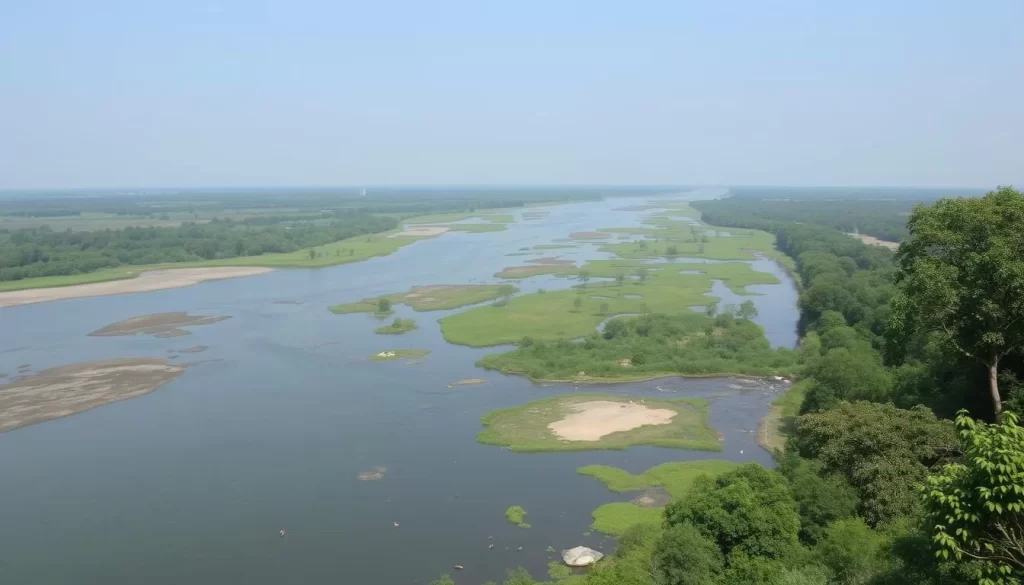 Image of Katuma River with wildlife