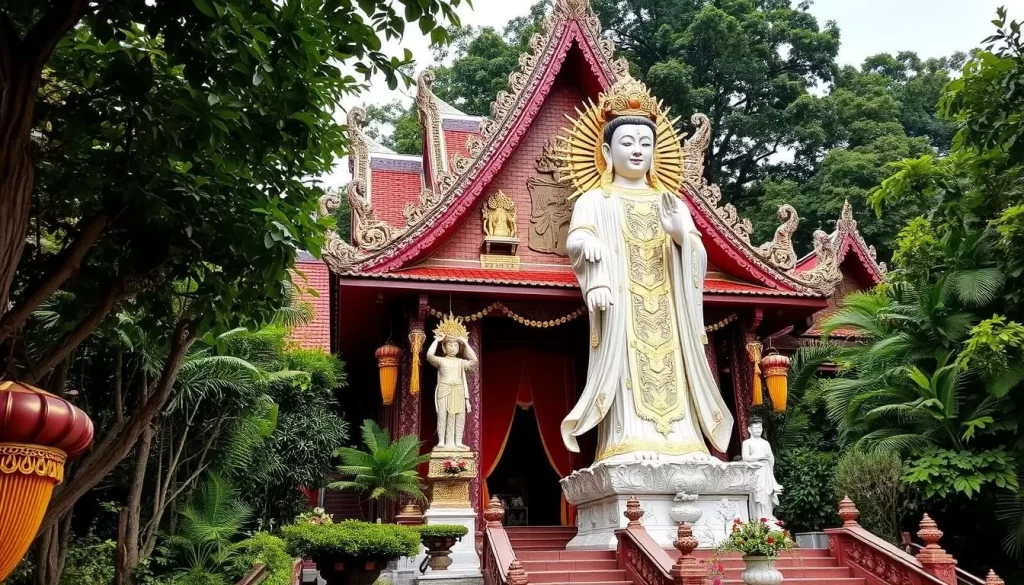 Image of Kek Lok Si Temple's Guanyin statue