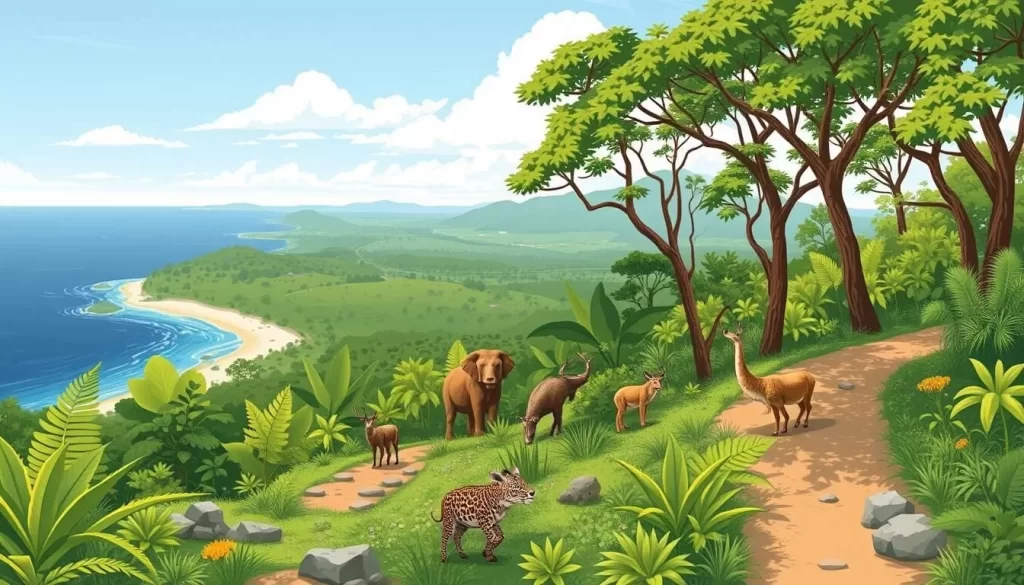 Image of Khao Lak-Lam Ru National Park's coastal trails and diverse ecosystem