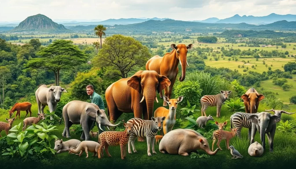 Image of Khao Yai National Park's diverse wildlife