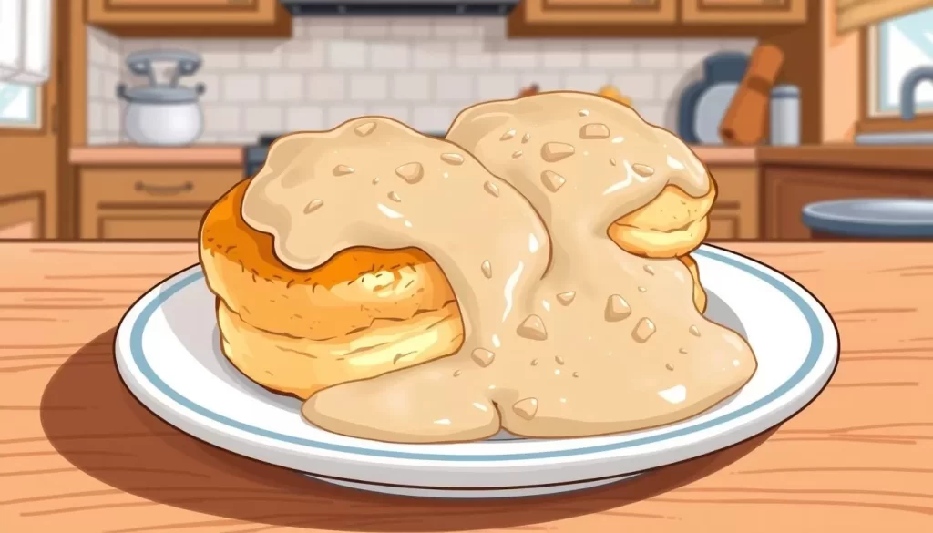 Image of Kiss the Cook's biscuits and gravy