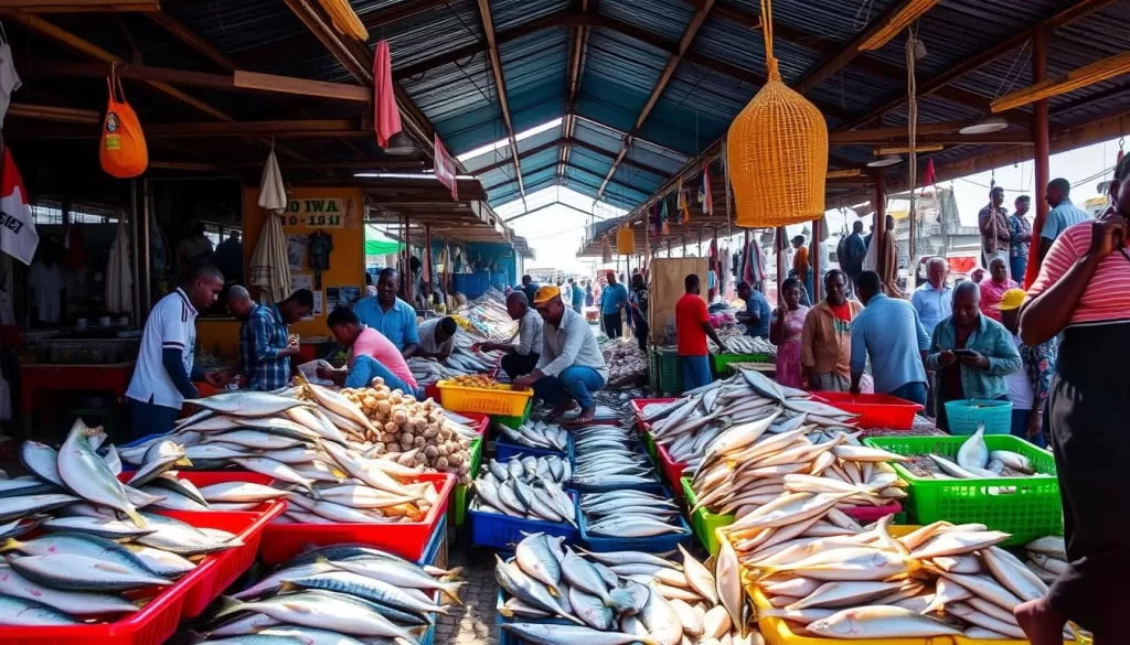 Image of Kivukoni Fish Market's morning auction