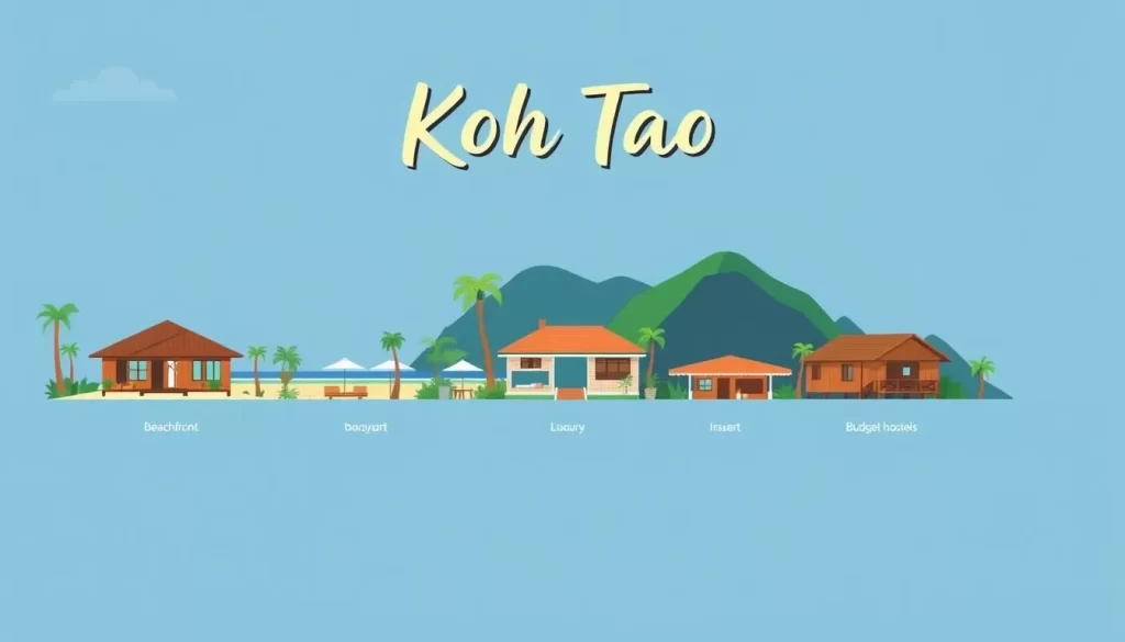 Image of Koh Tao's diverse accommodations