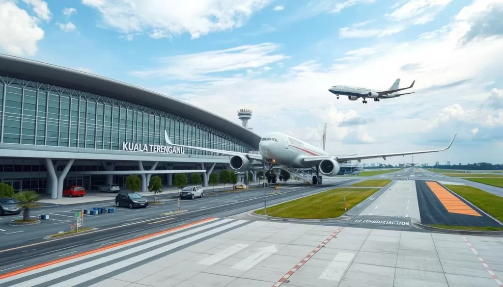Image of Kuala Terengganu airport or a flight departing from Kuala Lumpur to Kuala Terengganu
