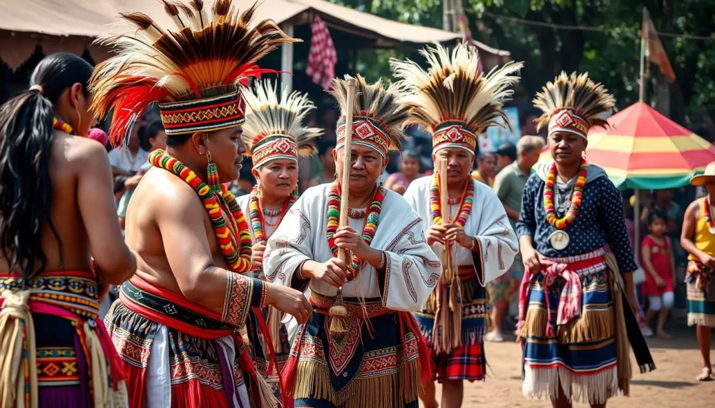 Image of Kuki tribe celebrating Mimkut Festival with traditional dances and rituals