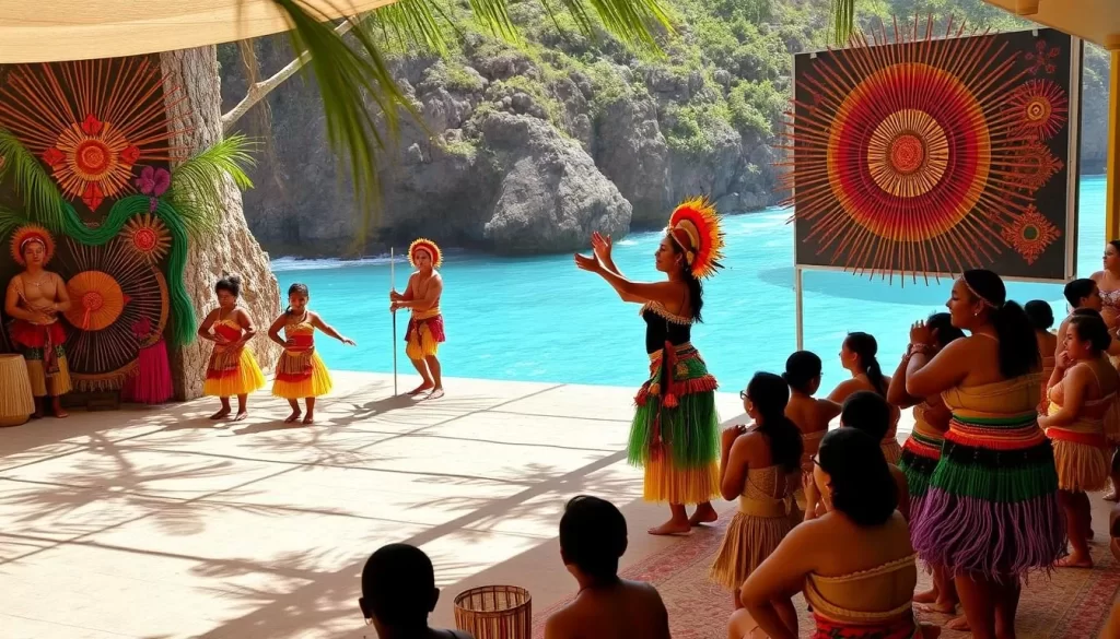 Image of La Orana Maria Hiva Oa Arts Festival featuring traditional Marquesan dance and crafts