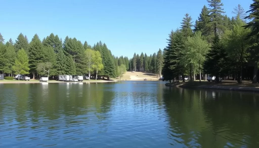 Image of Lake Mitchell Campground