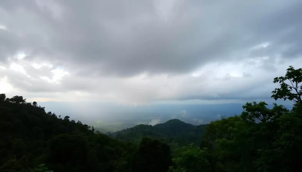 Image of Lansdowne during monsoon