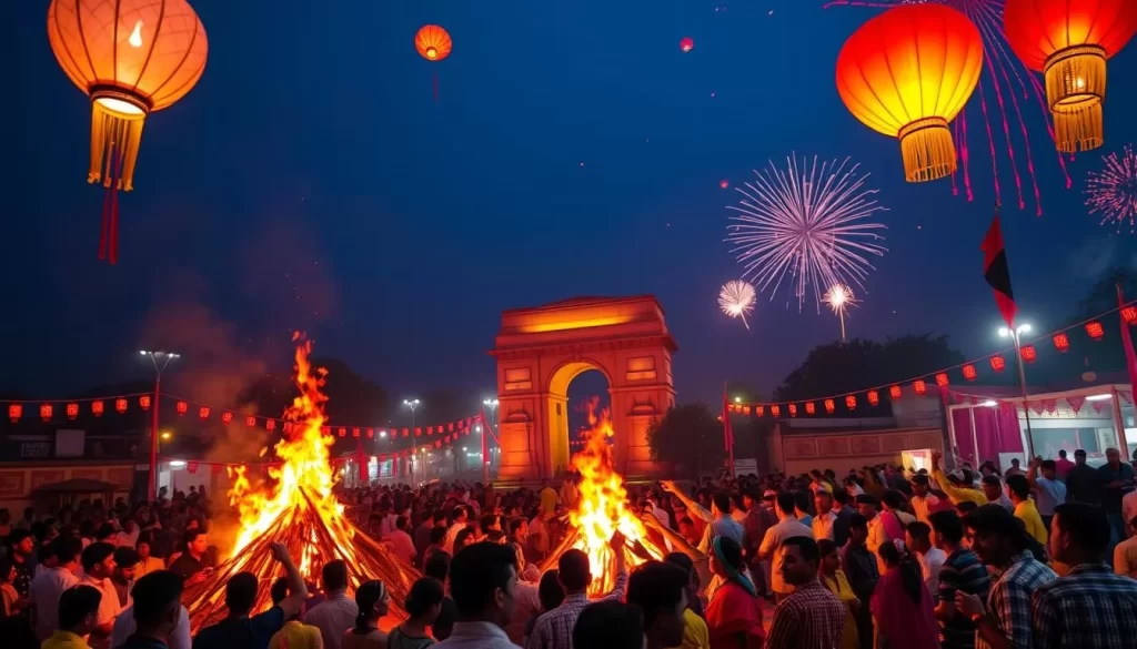 Image of Lohri celebrations in Delhi