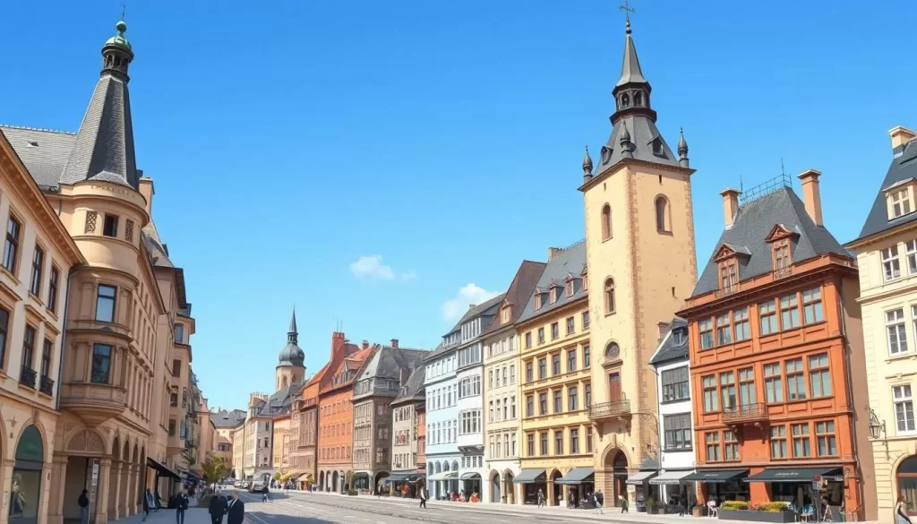 Image of Luxembourg City's historic center