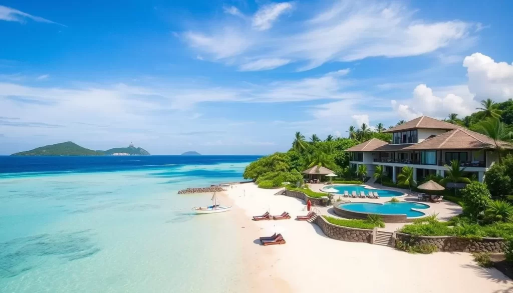 Image of Manukan Island Resort with beach and amenities