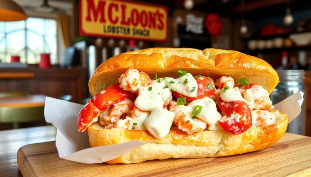 Image of McLoons Lobster Shack's lobster roll