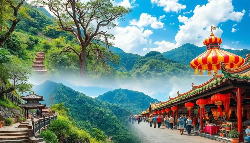Image of Miaoli County's scenic trails and festival venues