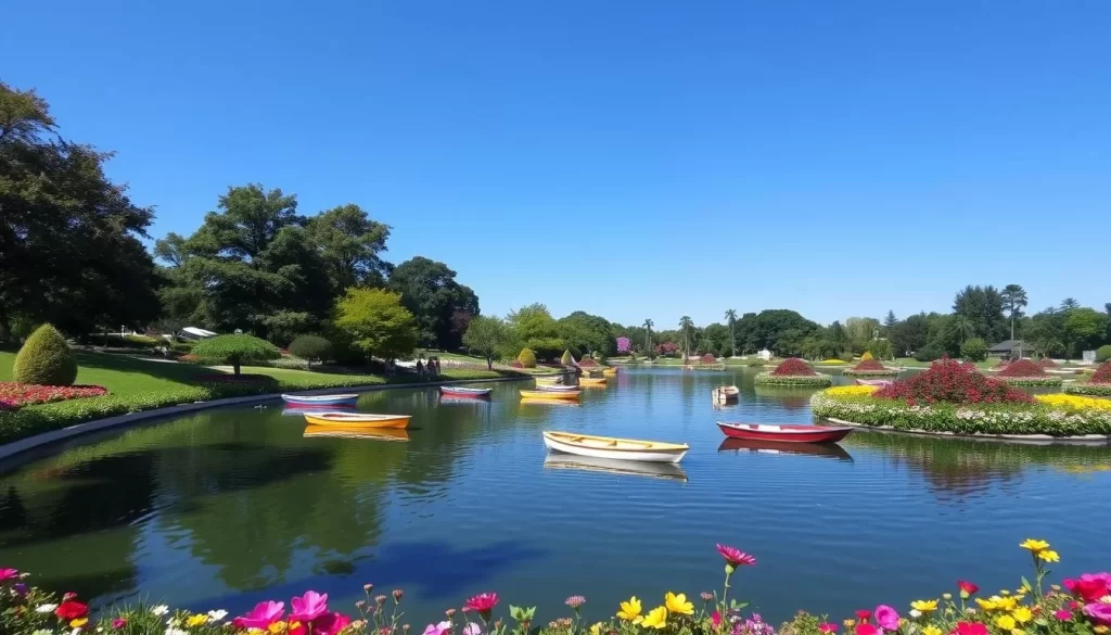 Image of Mirasol Lake Garden with boats