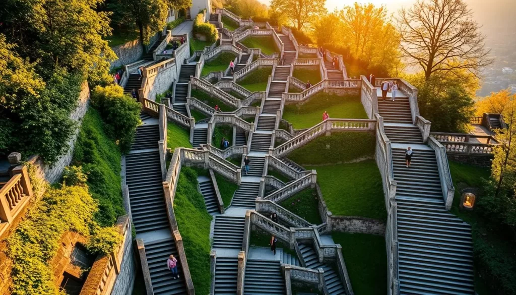 Image of Montagne de Bueren staircase in Liège
