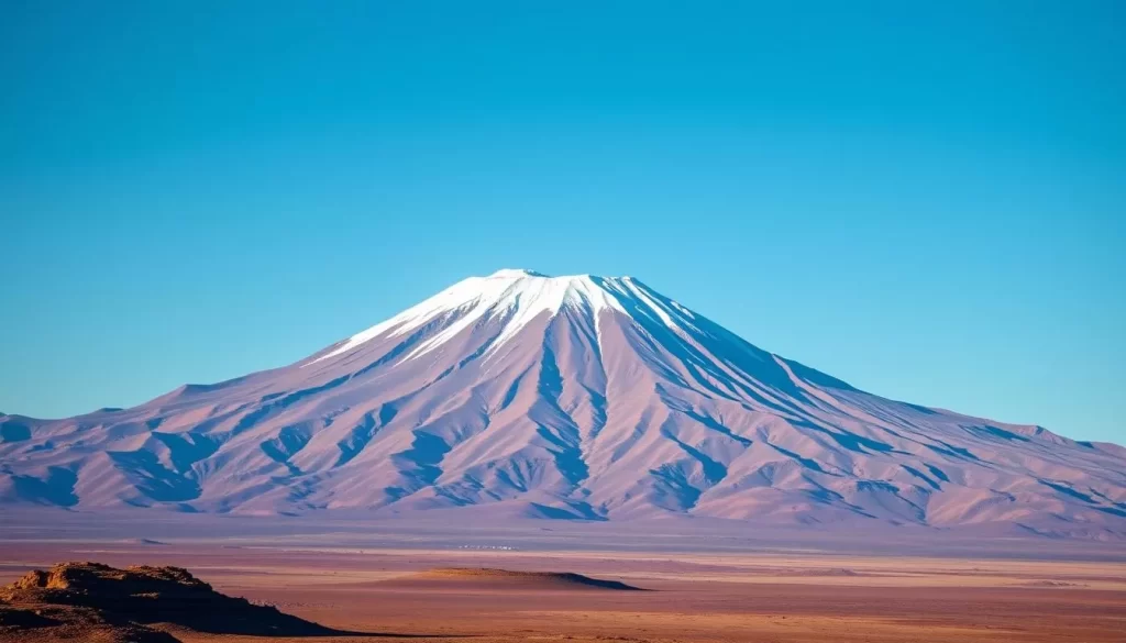 Image of Mount Kilimanjaro during the dry season