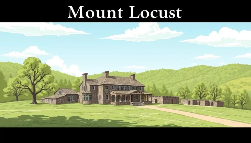 Image of Mount Locust historic site