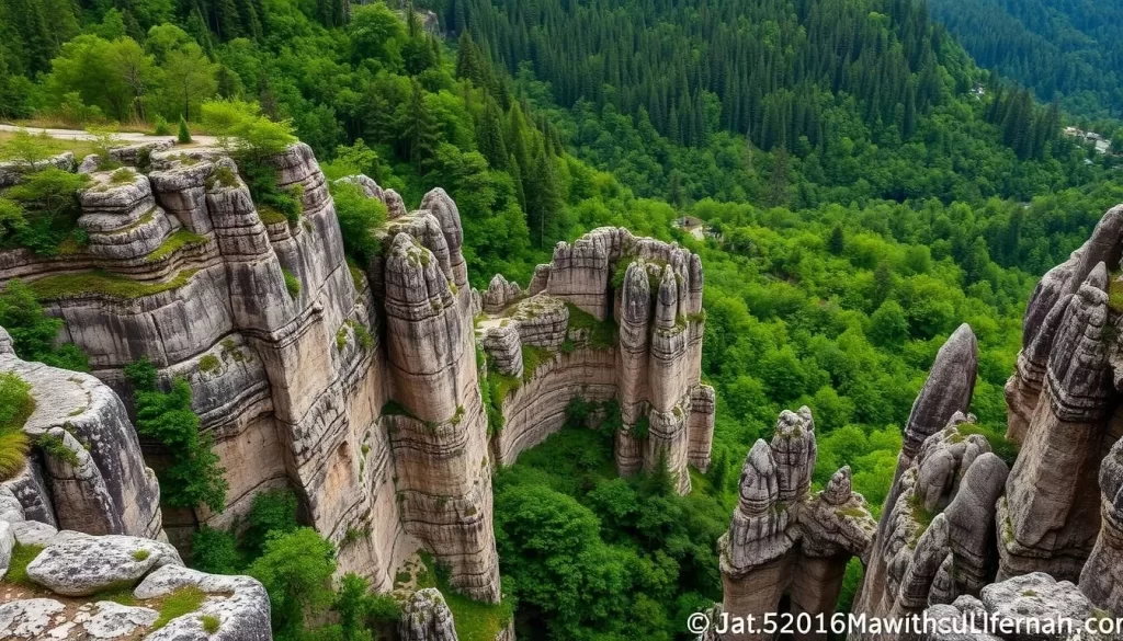 Image of Mullerthal Region's unique rock formations and lush forests