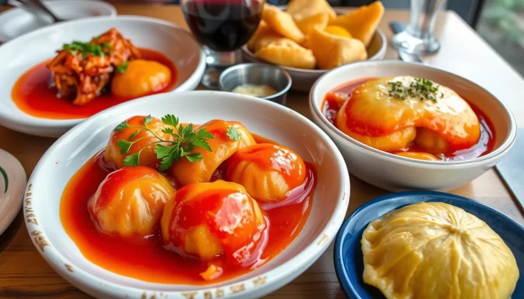 Image of Na Winklu restaurant's pierogi dishes