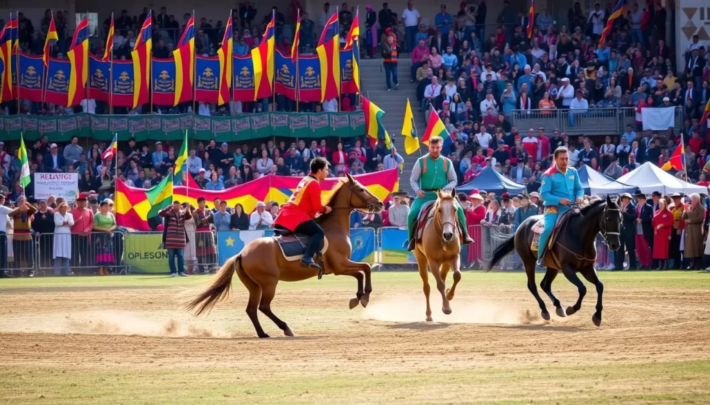 Image of Naadam Festival main event