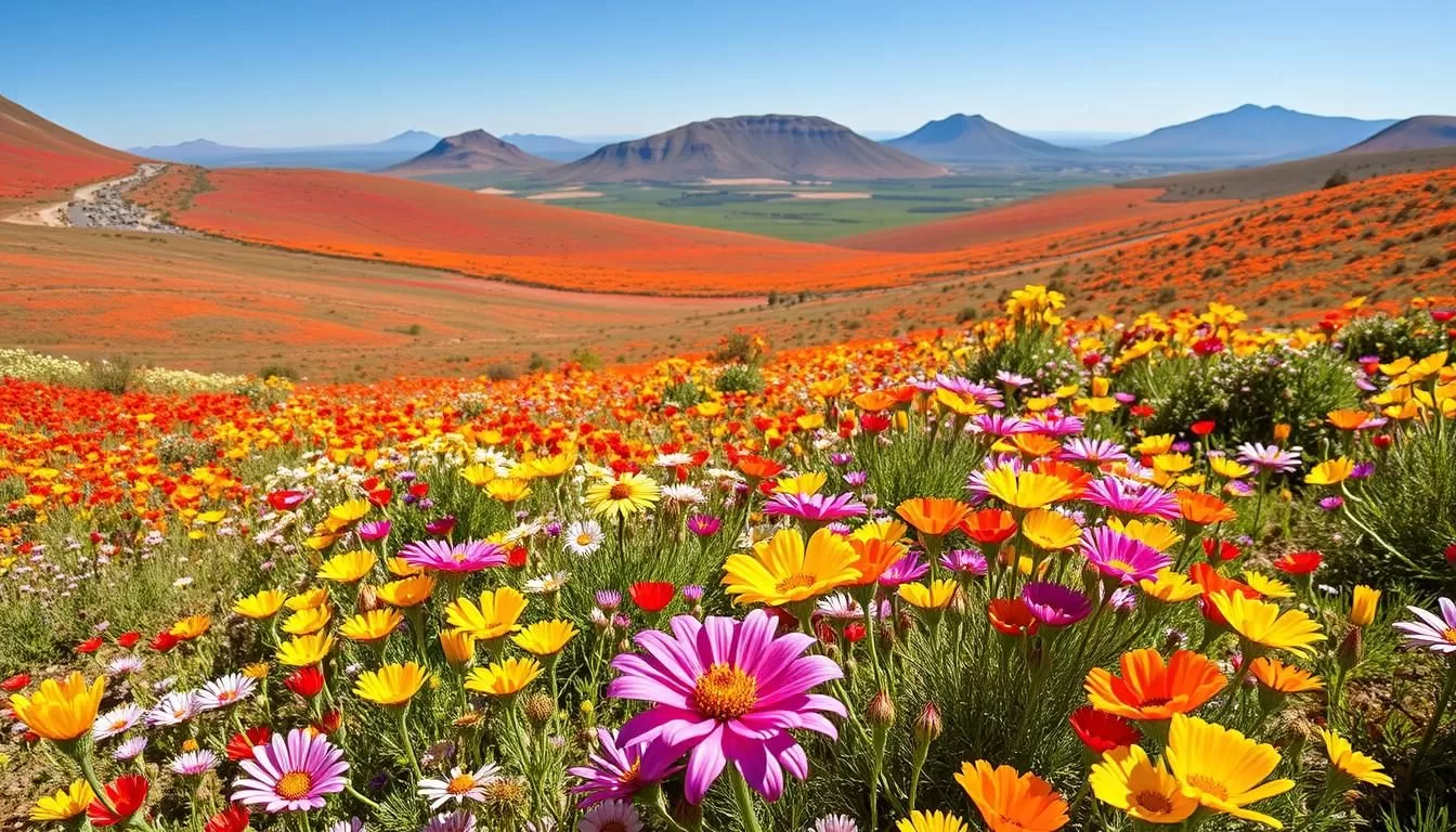 Image of Namaqualand's vibrant wildflowers during spring