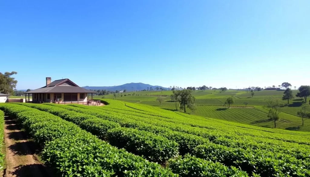 Image of O'Sulloc Tea Museum's plantation and tea fields