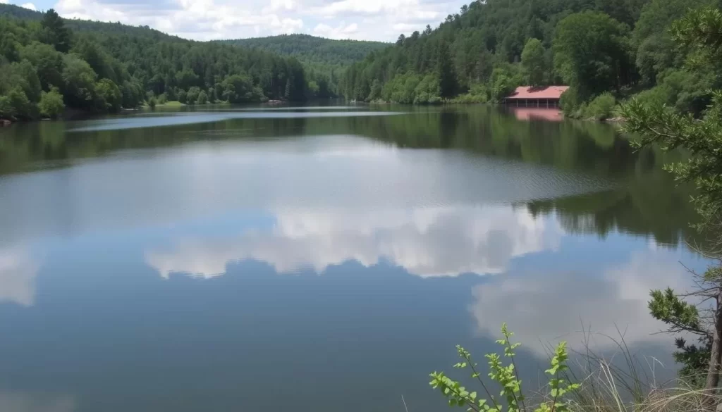 Image of Oak Mountain State Park lake