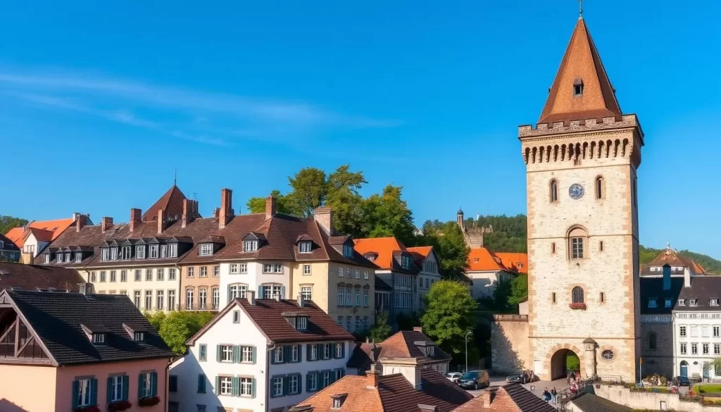 Image of Old Town Bregenz with St. Martin's Tower