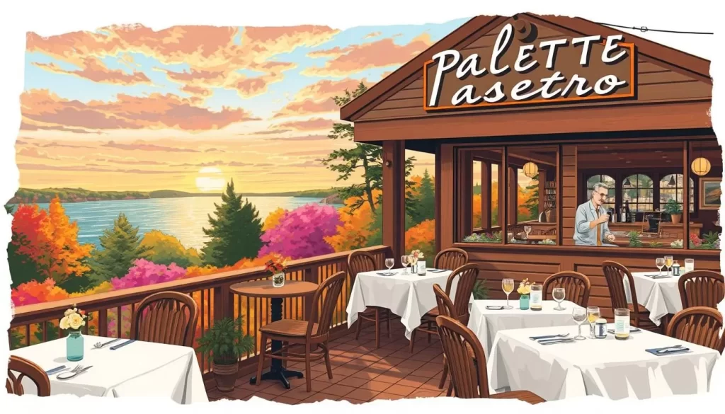 Image of Palette Bistro overlooking Little Traverse Bay