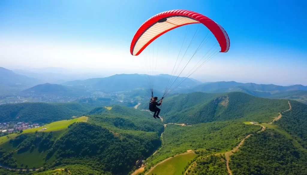 Image of Paragliding in Mussoorie