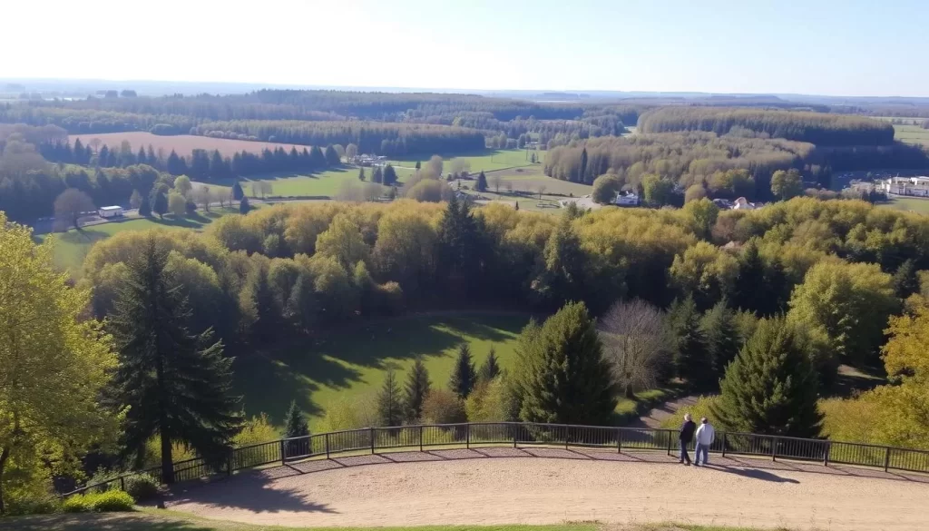 Image of Parc Le'h in Dudelange, Luxembourg, showcasing its natural beauty and outdoor activities
