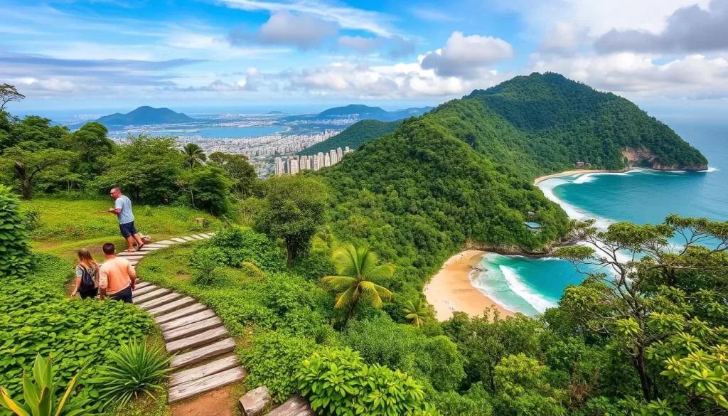 Image of Penang National Park's scenic hiking trails and beaches
