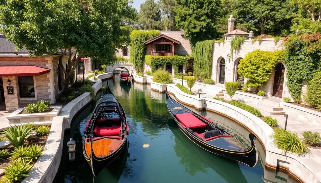 Image of Pocheon Herb Island's Venice-themed area
