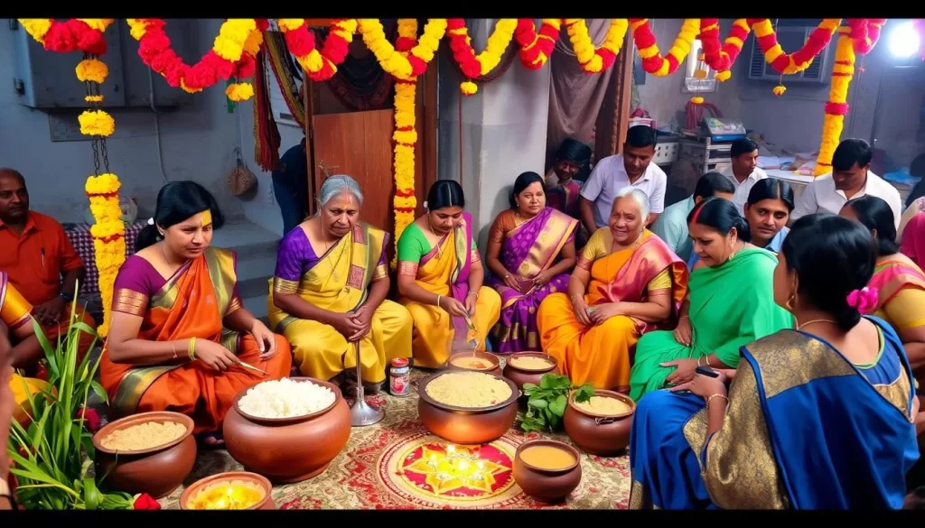 Image of Pongal celebrations in South India