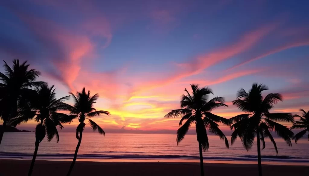 Image of Port Blair beach during sunset