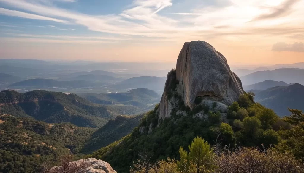 Image of Preacher's Rock with a scenic view