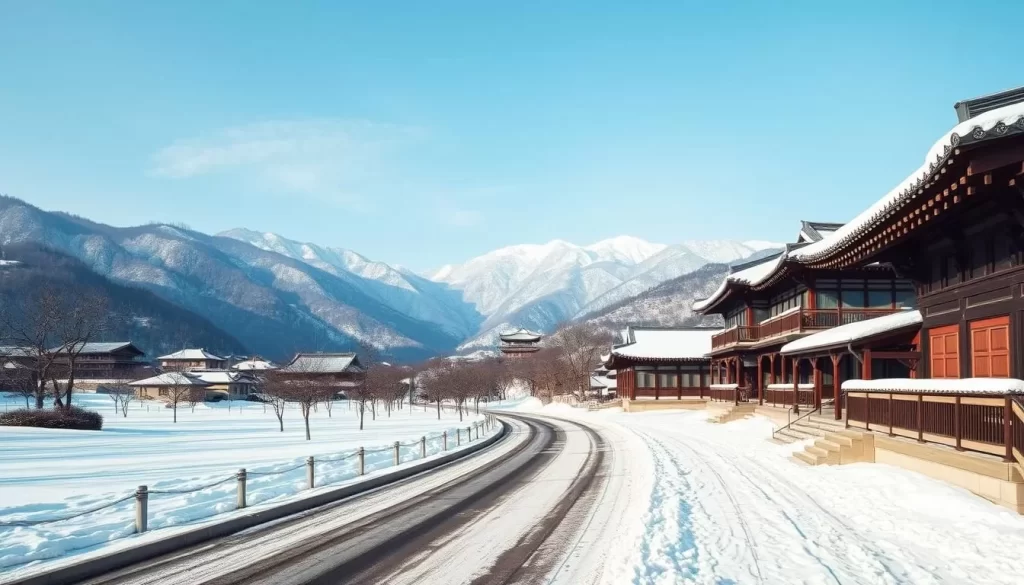Image of Pyeongchang County during winter