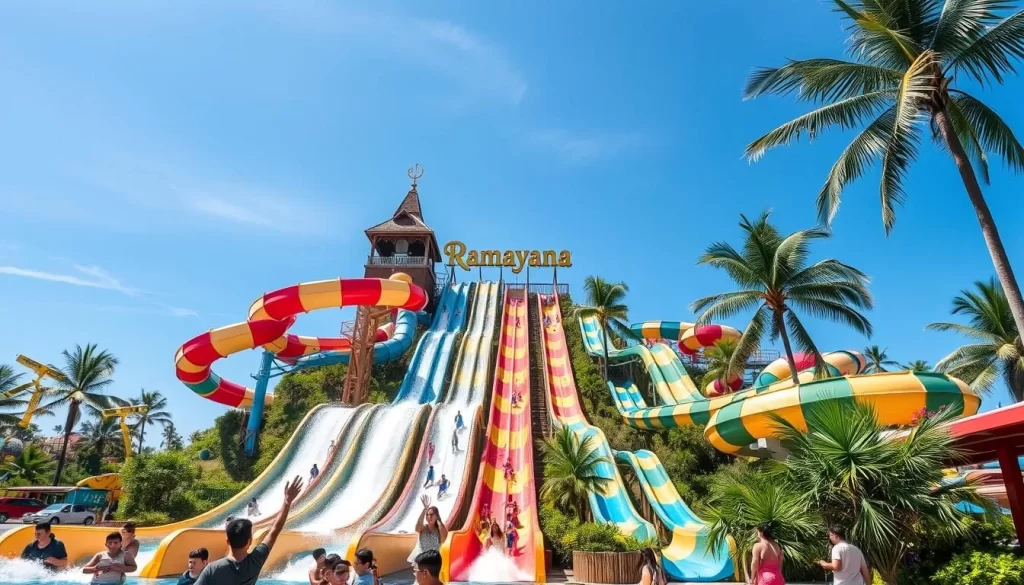 Image of Ramayana Water Park's main attraction