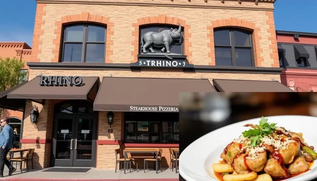 Image of Rhino Steakhouse et Pizzeria's exterior or a popular dish