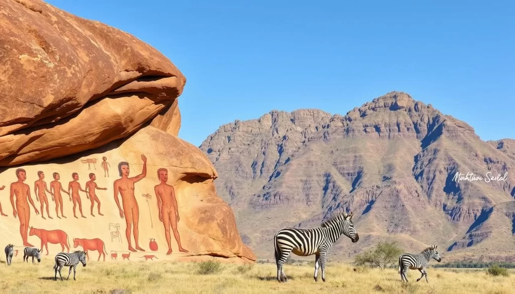 Image of San Cave Paintings within Mountain Zebra National Park