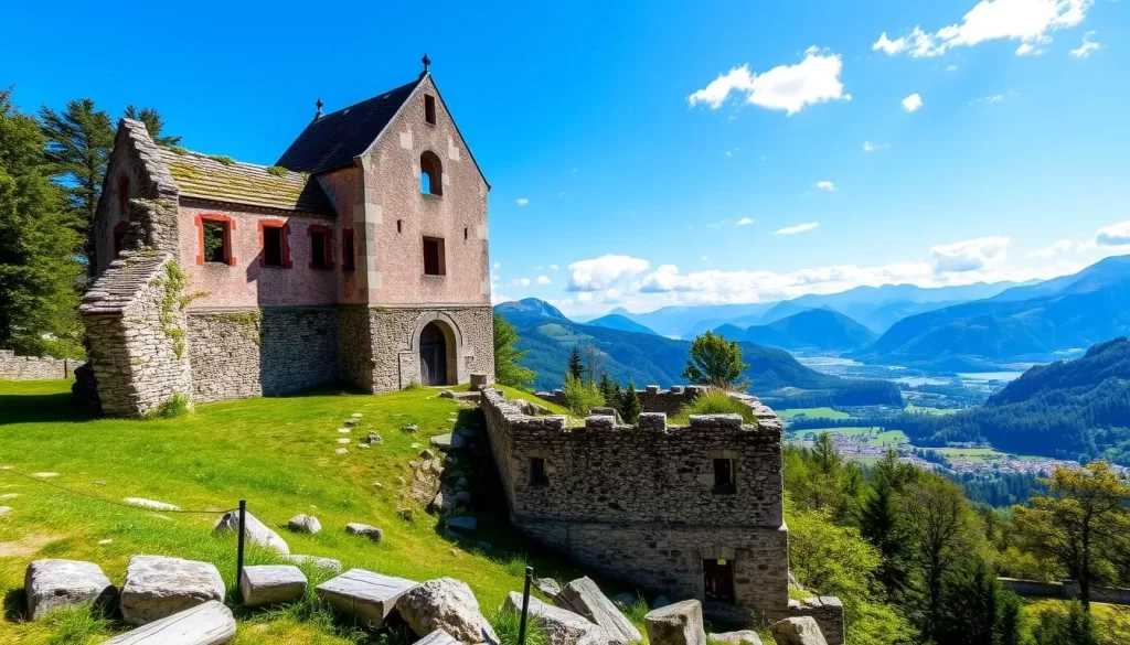 Image of Schellenberg castle ruins in Liechtenstein