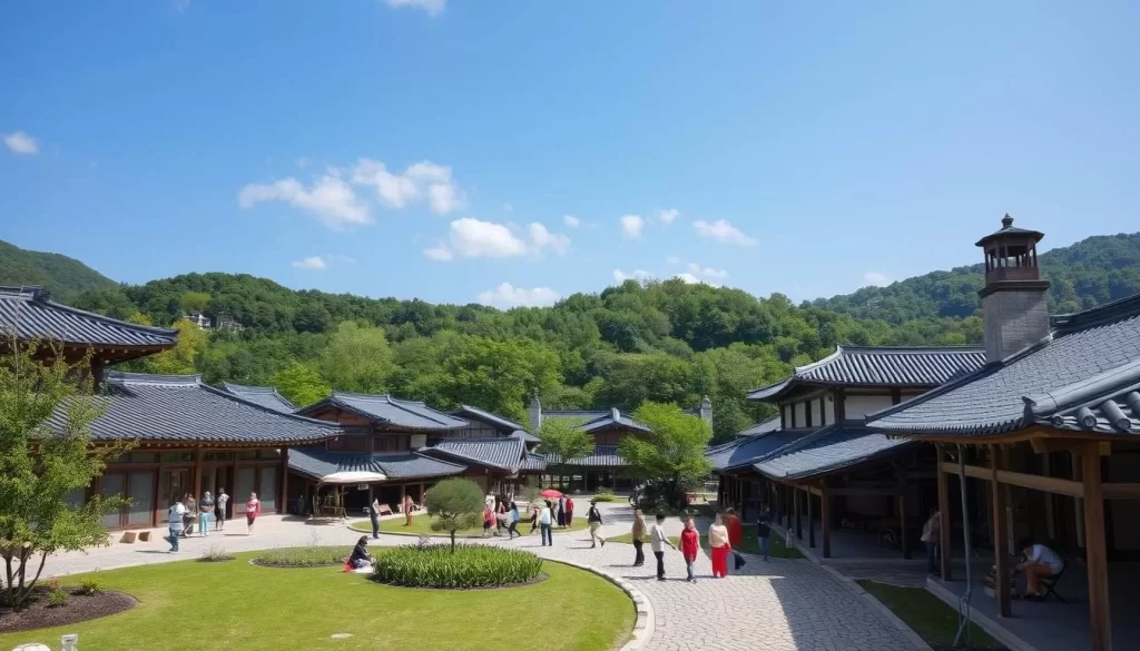 Image of Seongeup Folk Village scenery