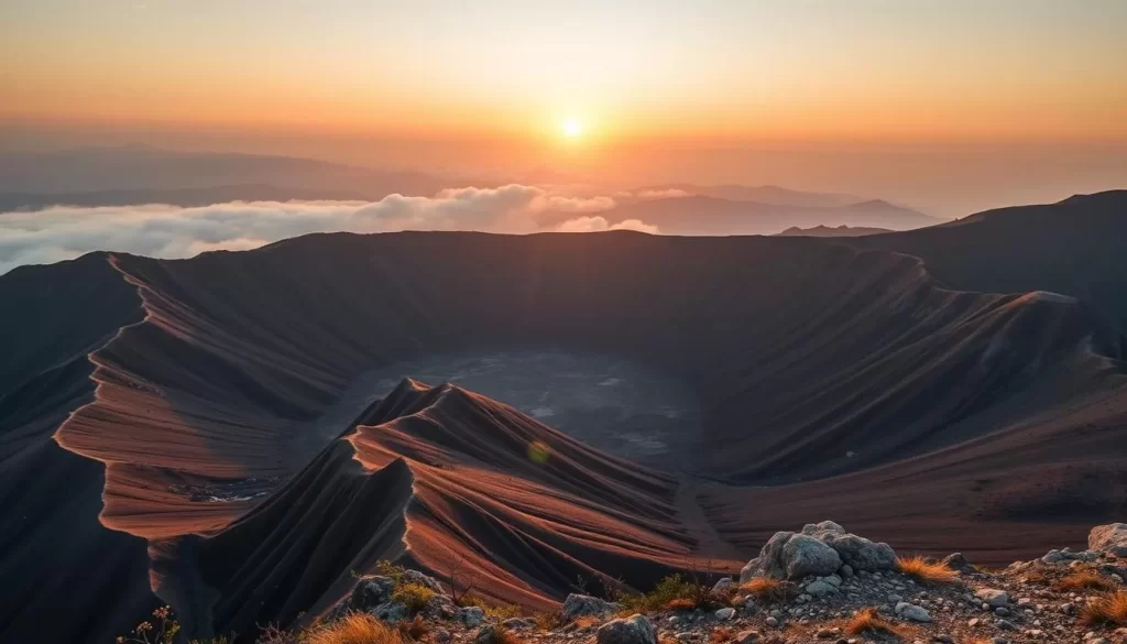 Image of Seongsan Ilchulbong, a volcanic crater on Jeju Island