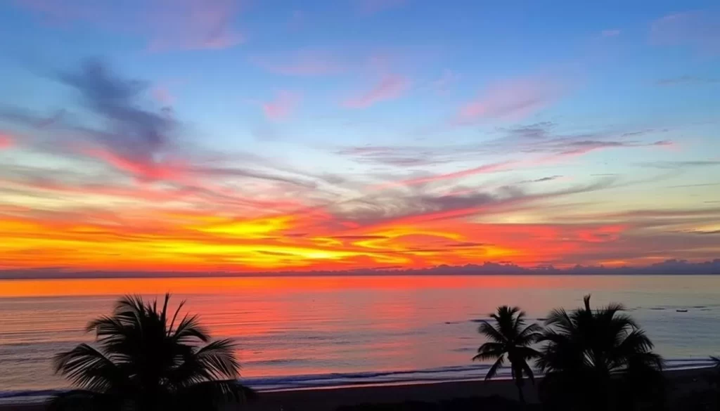 Image of Shela Village beach at sunset