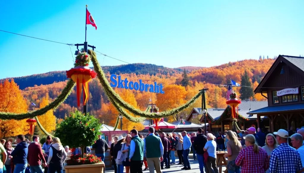 Image of Snowbird's Oktoberfest celebration
