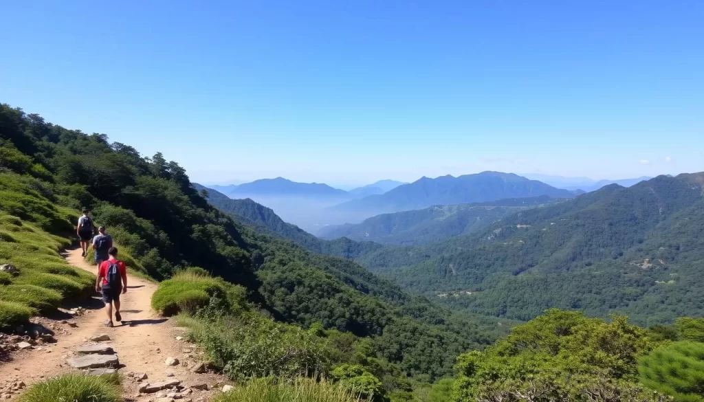 Image of Songnisan National Park's scenic hiking trails