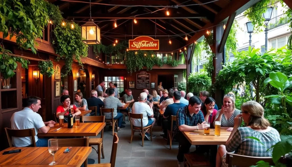 Image of Stiftskeller's Biergarten atmosphere
