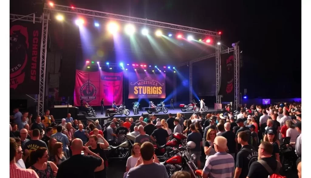 Image of Sturgis Motorcycle Rally main stage