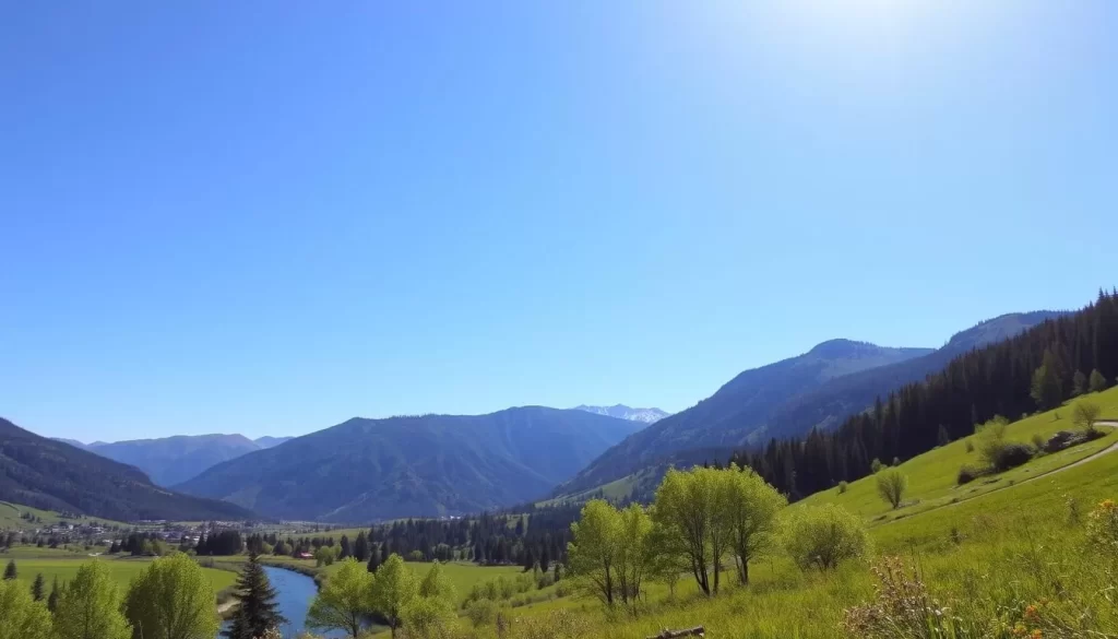 Image of Sun Valley summer landscape